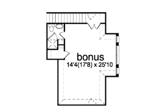 Floor Plan - Other Floor for European House Plan #84-415 - 4 bed, 4.5 bath