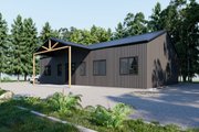 Barndominium Style House Plan - 3 Beds 2 Baths 2400 Sq/Ft Plan #1107-6 