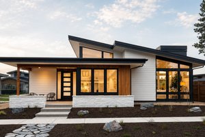 Architectural House Design - Exterior - Front Elevation for Modern House Plan #895-176 - 3 bed, 2.5 bath