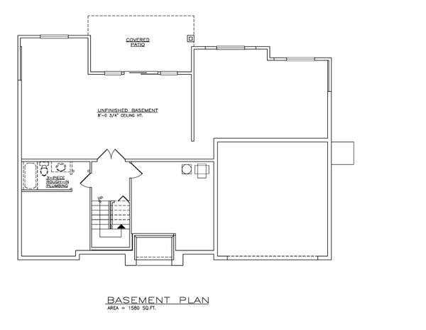 Dream House Plan - Farmhouse Floor Plan - Lower Floor Plan #1100-95