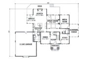 Modern Style House Plan - 4 Beds 3.5 Baths 3497 Sq/Ft Plan #67-598 