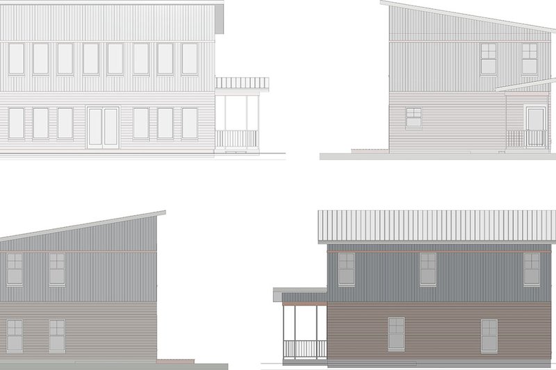 Architectural House Design - Exterior - Other Elevation 11 for Modern House Plan #1116-53 - 3 bed, 3 bath