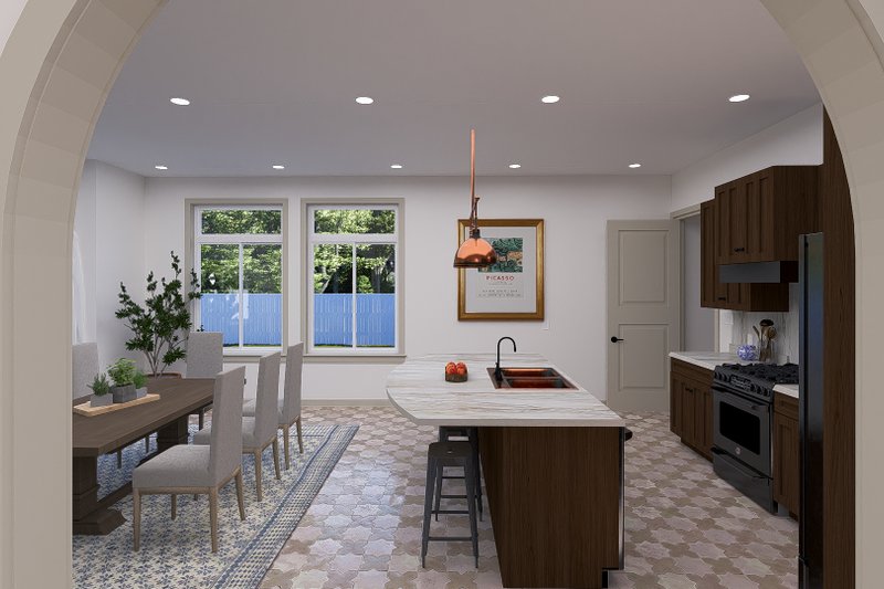 House Design - Interior - Kitchen 3 for Mediterranean House Plan #1060-255 - 3 bed, 2.5 bath