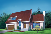Traditional Style House Plan - 3 Beds 1.5 Baths 1699 Sq/Ft Plan #25-2161 
