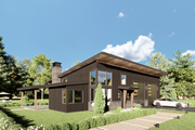 Barndominium Style House Plan - 1 Beds 1.5 Baths 1397 Sq/Ft Plan #1070-221 