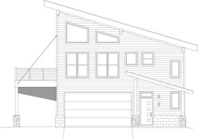 Exterior - Other Elevation 1 for Contemporary House Plan #932-500 - 2 bed, 2.5 bath