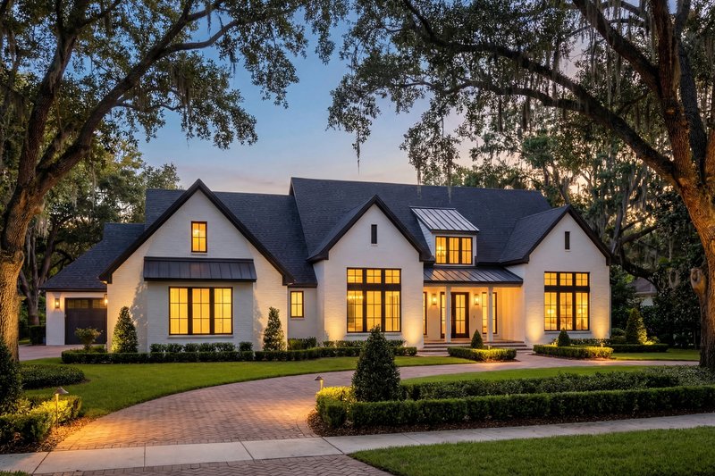 Architectural House Design - Exterior - Front Elevation 6 for Farmhouse House Plan #430-415 - 4 bed, 3.5 bath