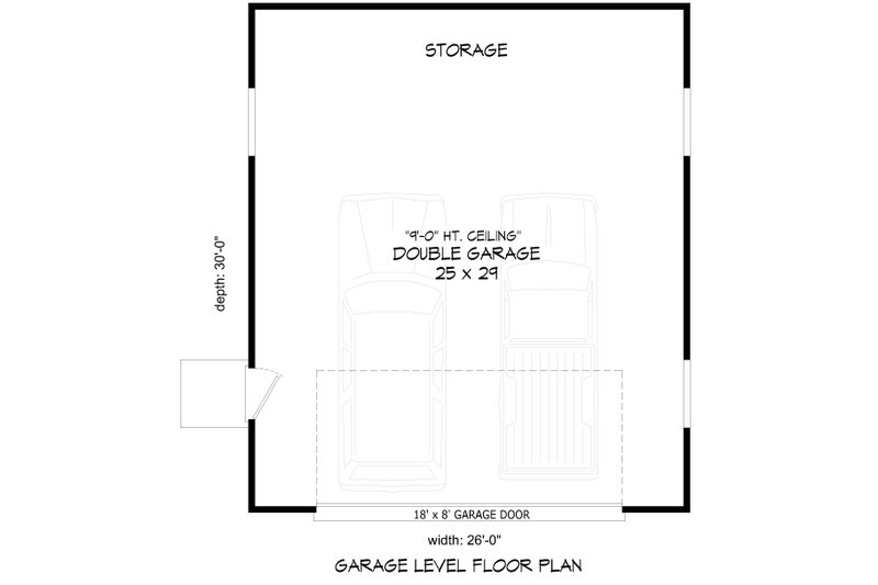 House Blueprint - Floor Plan - Main Floor for Country House Plan #932-1403, 0 bath
