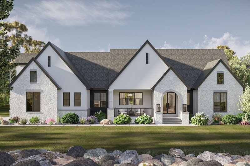 Dream House Plan - Cottage Exterior - Front Elevation Plan #455-695