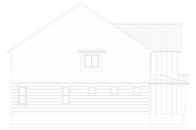 House Design - Exterior - Other Elevation 2 for Farmhouse House Plan #1060-318 - 18 bed, 12 bath