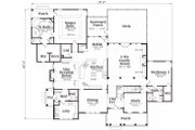 Traditional Style House Plan - 5 Beds 4.5 Baths 4416 Sq/Ft Plan #419-123 