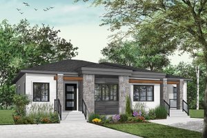 Contemporary Exterior - Front Elevation Plan #23-2720