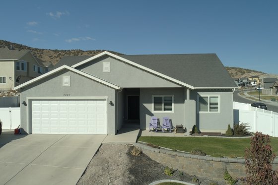 Exterior - Front Elevation 4 for Ranch House Plan #1060-469 - 3 bed, 2 bath