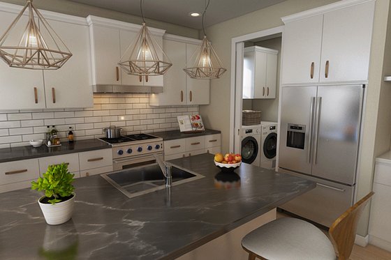 Interior - Kitchen for Contemporary House Plan #48-1039 - 3 bed, 2 bath