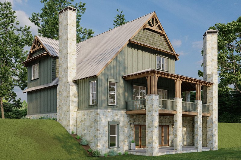 Home Plan - Exterior - Other Elevation 1 for Country House Plan #17-2452 - 5 bed, 3 bath