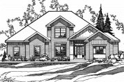 Traditional Style House Plan - 4 Beds 3.5 Baths 3016 Sq/Ft Plan #31-129 