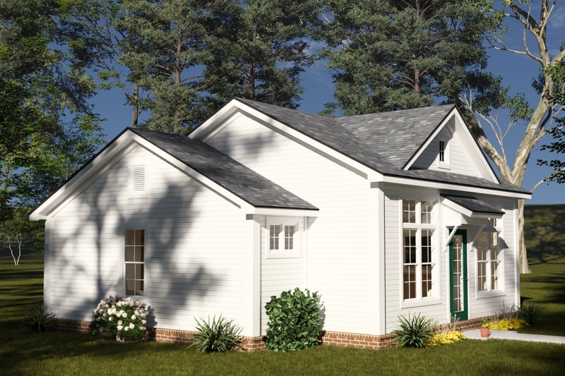 Architectural House Design - Exterior - Other Elevation 3 for Cottage House Plan #513-2414 - 2 bed, 2 bath