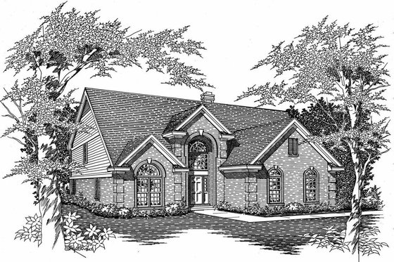 Exterior - Other Elevation House Plan #329-369 - 5 bed, 3.5 bath