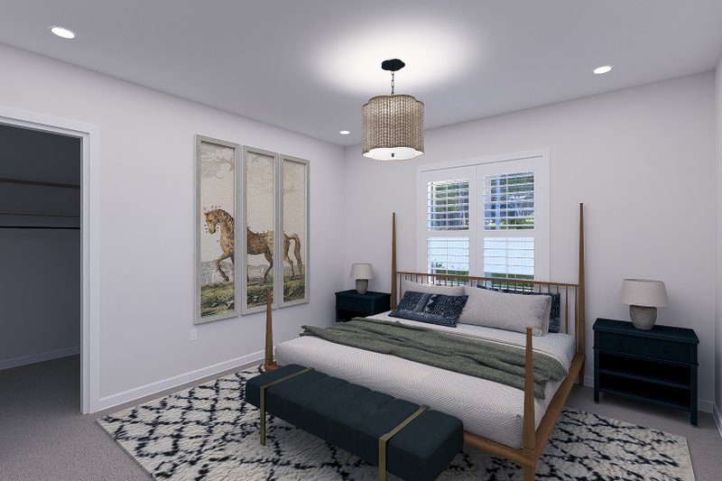House Design - Interior - Master Bedroom 1 for Farmhouse House Plan #1060-347 - 4 bed, 4.5 bath