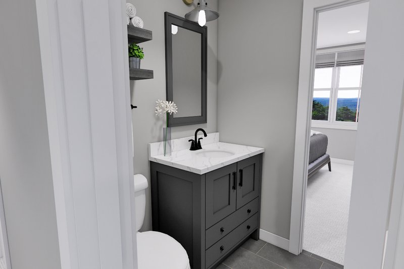 Dream House Plan - Interior - Bathroom 1 for Farmhouse House Plan #51-1280 - 4 bed, 3.5 bath
