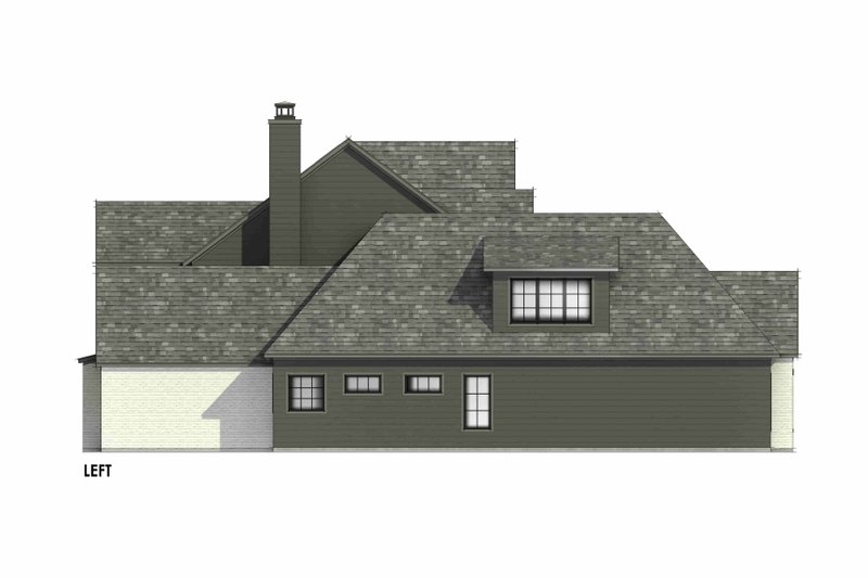 Dream House Plan - Exterior - Other Elevation for European House Plan #1096-10 - 4 bed, 4.5 bath