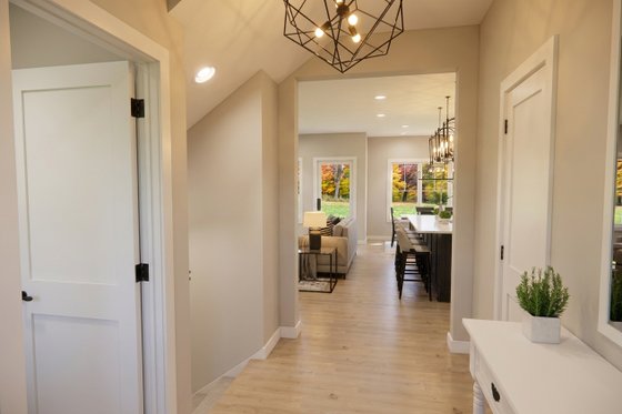 Interior - Entry for Farmhouse House Plan #51-1523 - 3 bed, 3.5 bath