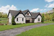 Country Style House Plan - 3 Beds 2 Baths 1614 Sq/Ft Plan #932-1350 Exterior 