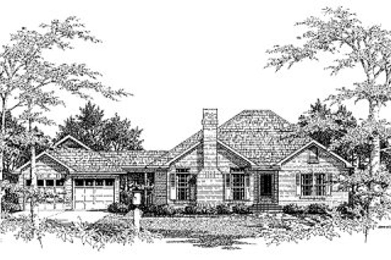House Design - Traditional Exterior - Front Elevation Plan #41-117