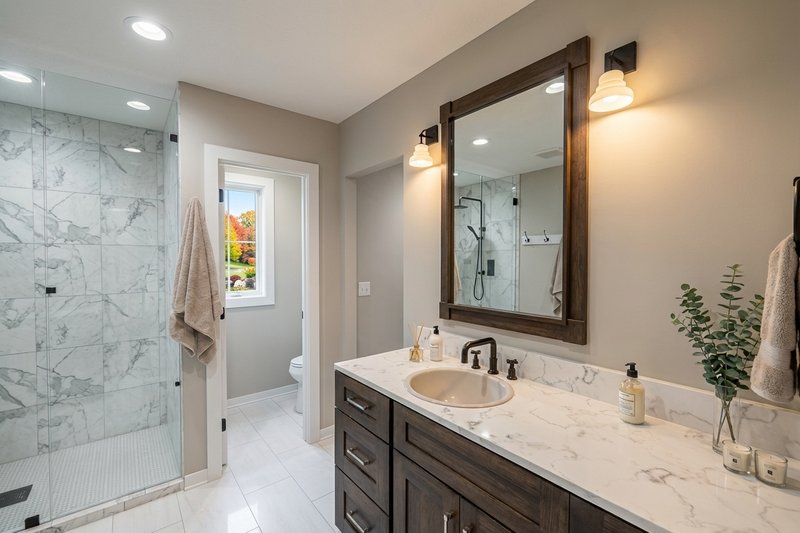 House Design - Interior - Master Bathroom for Craftsman House Plan #51-1515 - 3 bed, 2.5 bath