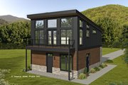 Modern Style House Plan - 1 Beds 1.5 Baths 757 Sq/Ft Plan #932-596 