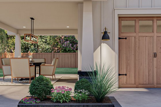 Exterior - Other Elevation 4 for Traditional House Plan #455-37, 0 bath