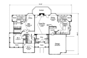 Colonial Style House Plan - 3 Beds 2.5 Baths 2125 Sq/Ft Plan #57-302 
