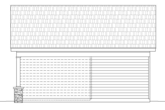 Exterior - Other Elevation 1 for Country House Plan #932-110, 0 bath