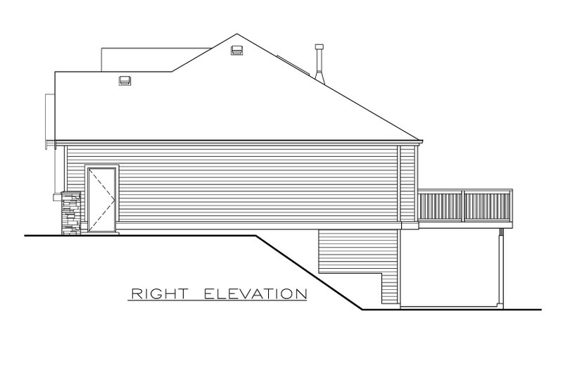 Dream House Plan - Exterior - Other Elevation 1 for Craftsman House Plan #1100-108 - 3 bed, 2 bath