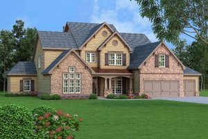Traditional Exterior - Front Elevation Plan #419-274