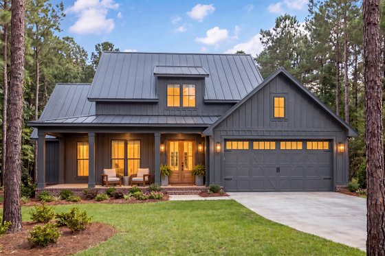 Exterior - Front Elevation 6 for Farmhouse House Plan #430-264 - 3 bed, 2.5 bath