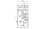 Craftsman Style House Plan - 4 Beds 3 Baths 1853 Sq/Ft Plan #419-254 