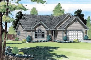 Traditional Exterior - Front Elevation Plan #312-549