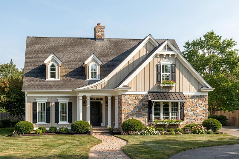 Architectural House Design - Photo for European House Plan #137-153 - 4 bed, 2 bath