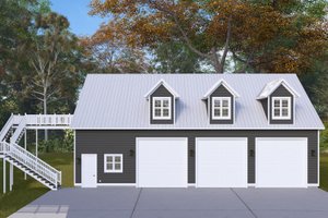 Farmhouse Exterior - Front Elevation Plan #1060-340