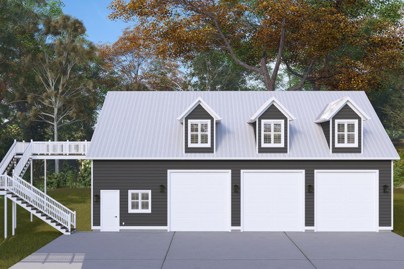 Dream House Plan - Farmhouse Exterior - Front Elevation Plan #1060-340