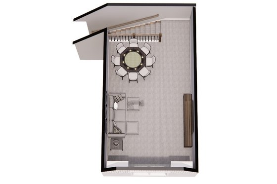 Floor Plan - Upper Floor 1 for Farmhouse House Plan #51-1232 - 3 bed, 2.5 bath