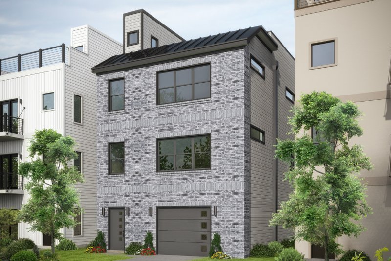 House Design - Contemporary Exterior - Front Elevation Plan #932-1265