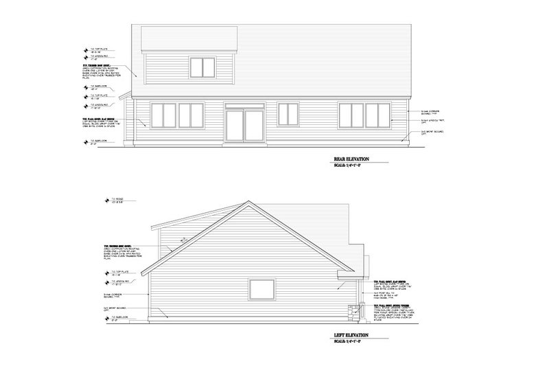 Architectural House Design - Exterior - Other Elevation 1 for Craftsman House Plan #53-576 - 3 bed, 3 bath