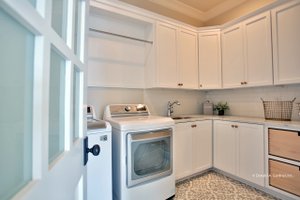 Interior - Laundry for European House Plan #929-1009 - 5 bed, 4 bath