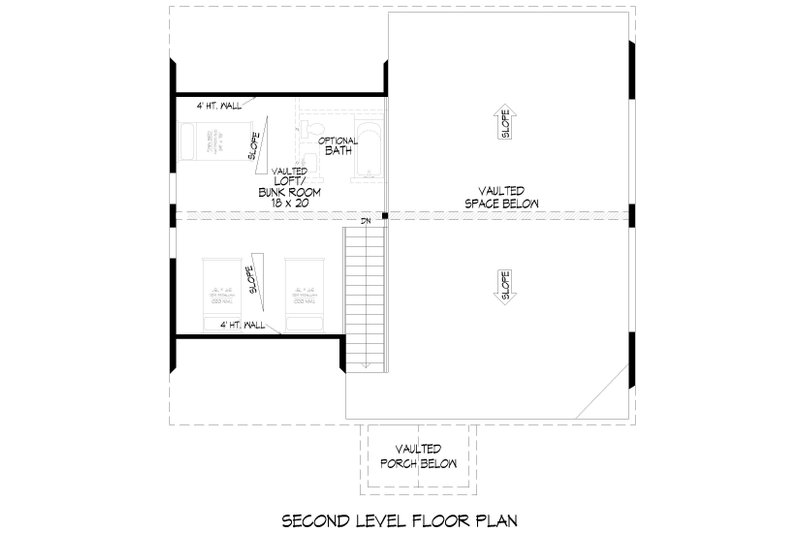 Dream House Plan - Floor Plan - Upper Floor for Country House Plan #932-983 - 3 bed, 2.5 bath