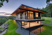 Modern Style House Plan - 4 Beds 3.5 Baths 3056 Sq/Ft Plan #498-6 