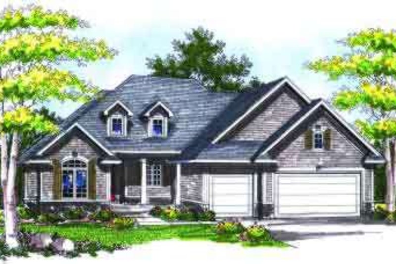 Dream House Plan - Traditional Exterior - Front Elevation Plan #70-726