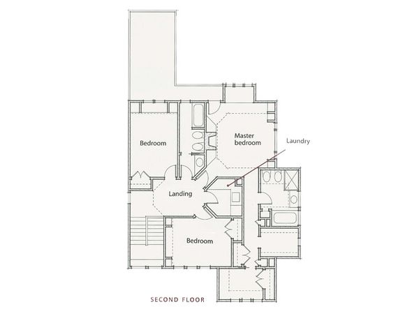 Prairie Floor Plan - Upper Floor Plan #454-1