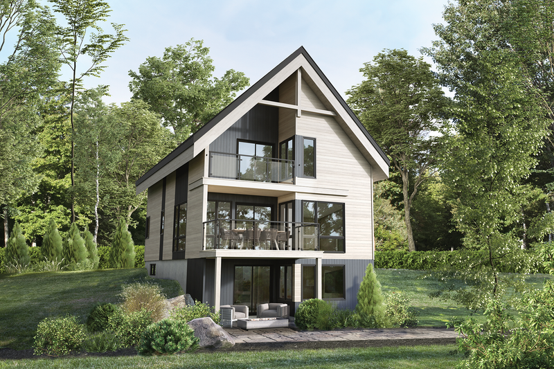 Architectural House Design - Cottage Exterior - Front Elevation Plan #25-4925